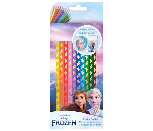 SET PENCILS 12 COLOURS FROZEN 2