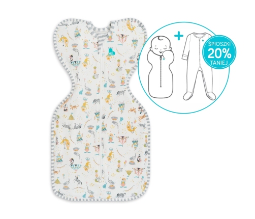 SWADDLE UP LE ORIGINAL CIRCUS WHITE M