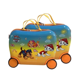 PAW PATROL SUITCASE YELLOW RIDE ON