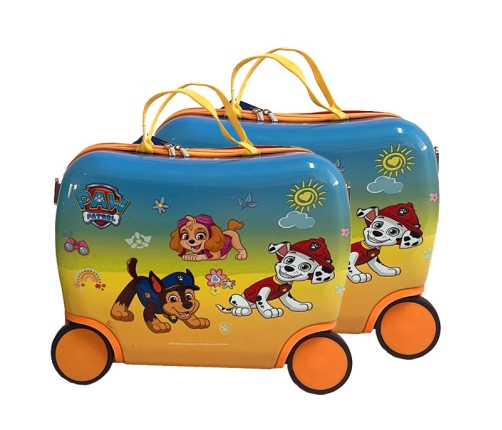 PAW PATROL SUITCASE YELLOW RIDE ON