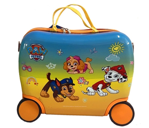 PAW PATROL SUITCASE YELLOW RIDE ON