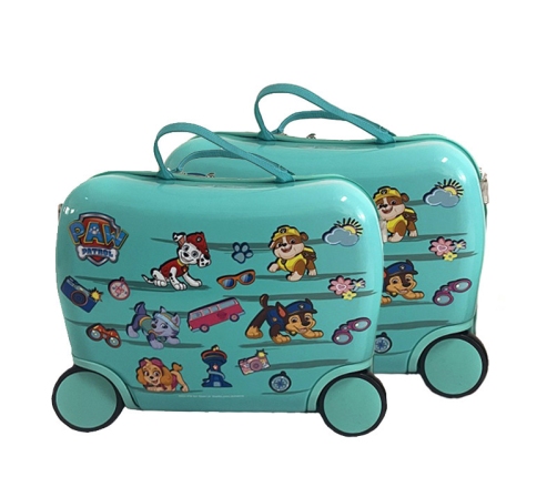 PAW PATROL SUITCASE TURKUOISE RIDE ON