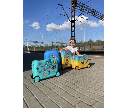 PAW PATROL SUITCASE TURKUOISE RIDE ON