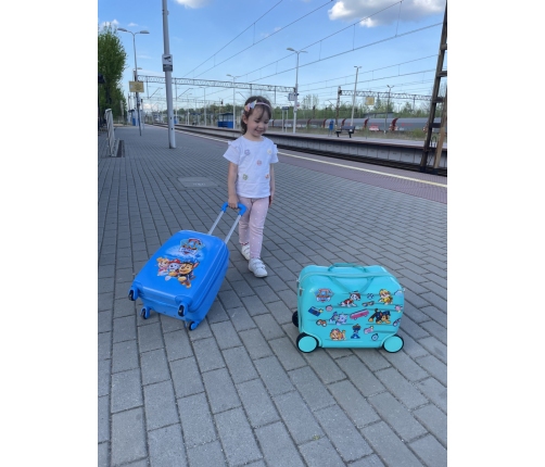 PAW PATROL SUITCASE TURKUOISE RIDE ON