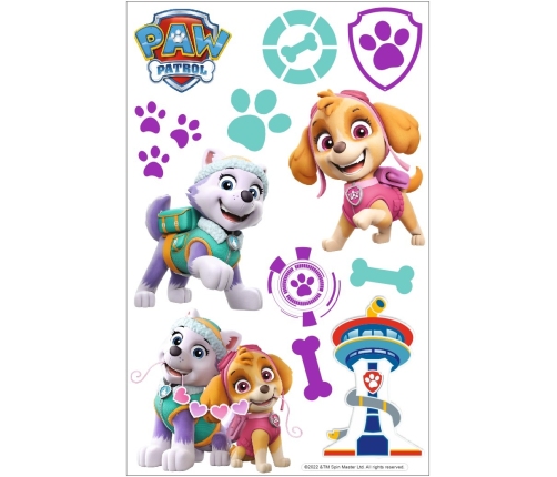 WALL DECORATION PAW PATROL SET SKY,EVERE