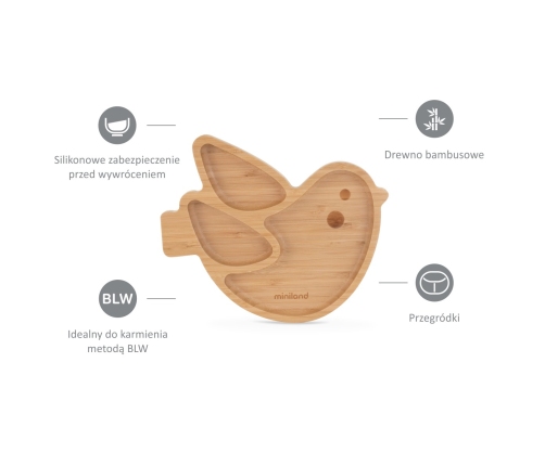 WOODEN PLATE CHICK FSC 100%