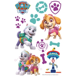 Sienu uzlīmju komplekts Paw patrol - Skye, Everest / WINYL