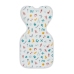 SWADDLE UP ECOVERO ALPHABET SOUP WHITE