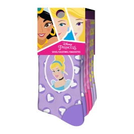 PACK 3 SOCKS WITH HEADER PRINCESAS