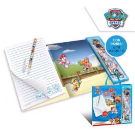 STATIONERY SET WITH MAGNETS PAW PATROL