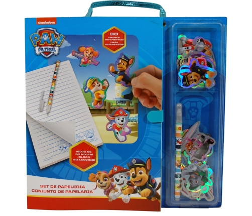 STATIONERY SET WITH MAGNETS PAW PATROL