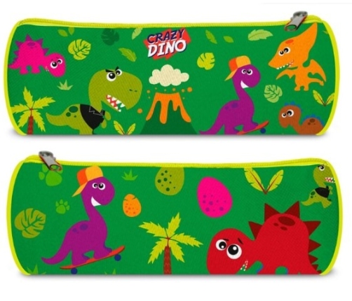 PENCIL CASE 22CM CRAZY DINO