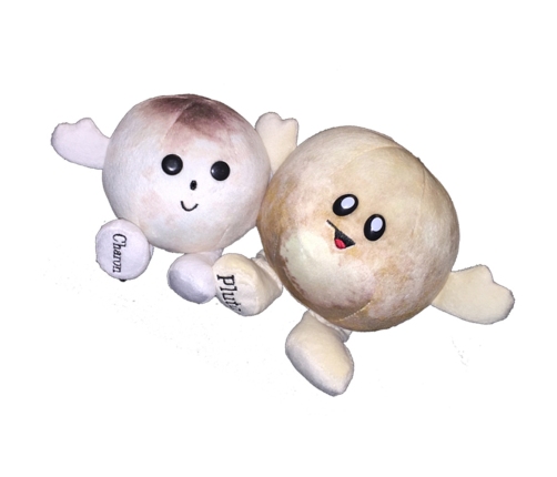 PLUSH PLANET CHARON AND PLUTO