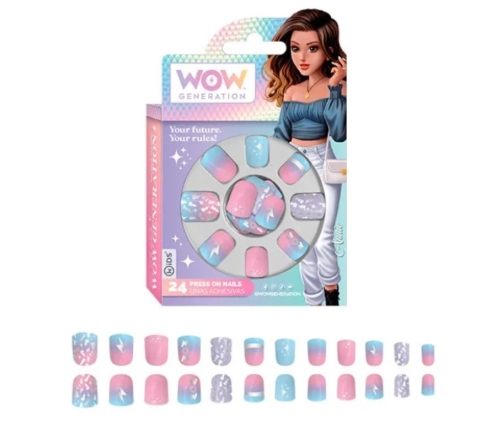 24 PRESS ON NAILS PACK WOW GENERATION