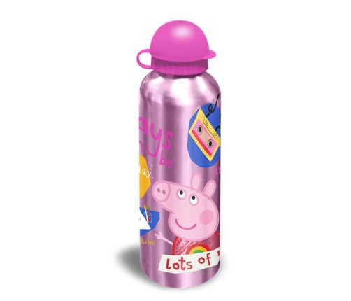 ALU. BOTTLE 3 DESIGNS ASST. 500 ML PEPPA