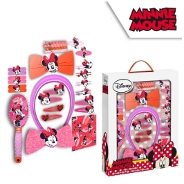 34PCS HAIR BRUSH SET MINNIE