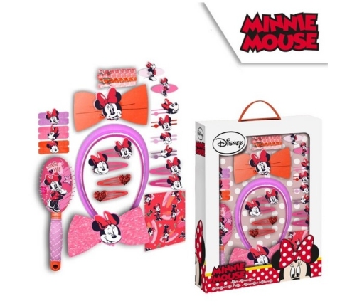 34PCS HAIR BRUSH SET MINNIE