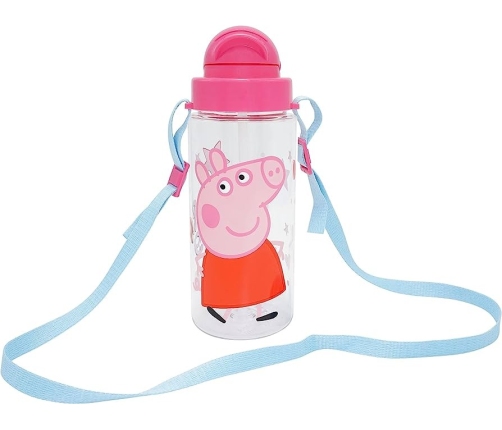 TRITAN BOTTLE WITH STRAP 500ML PEPPA PIG