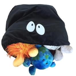 PLUSH PLANET BLACK HOLE AND PLANETS