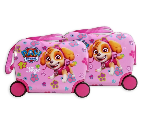 PAW PATROL SUITCASE PINK RIDE ON