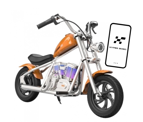 CRUISER ELECTRIC MOTORCYCLE APP ORANGE