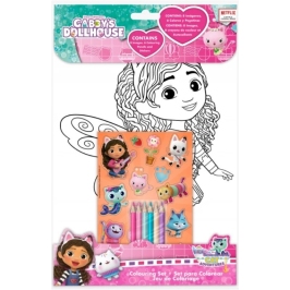 COLOURING SET WITH STICKERS