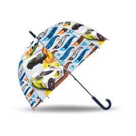 MANUAL TRANSPARENT UMBRELLA  HOT WHEELS