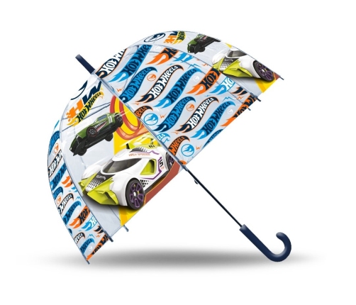 MANUAL TRANSPARENT UMBRELLA  HOT WHEELS