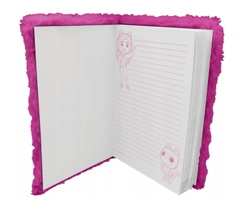 PLUSH NOTEBOOK - GABBYS DOLLHOUSE