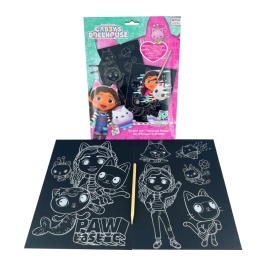 SCRATCH ART SET - GABBYS DOLLHOUSE