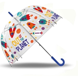 TRANSPARENT UMBRELLA MANUAL OUT PLANET TRANSPARENT UMBRELLA MANUAL OUT PLANET