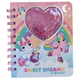 NOTEBOOK WITH PURPURINE CDU SWEET DREAMS