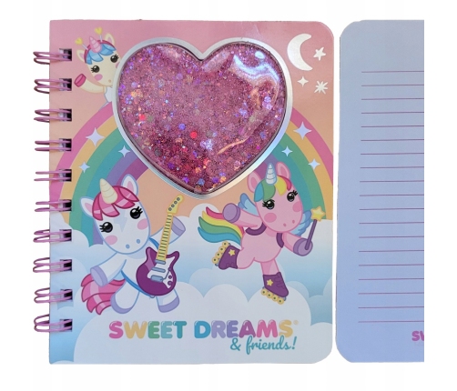 NOTEBOOK WITH PURPURINE CDU SWEET DREAMS