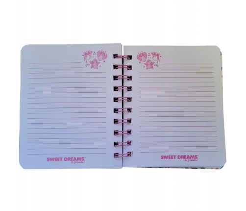 NOTEBOOK WITH PURPURINE CDU SWEET DREAMS