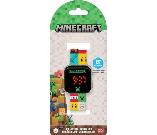 LED WATCHT SPADES MINECRAFT
