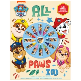 NOTEBOOK WITH PAINTS  PAW PATROL