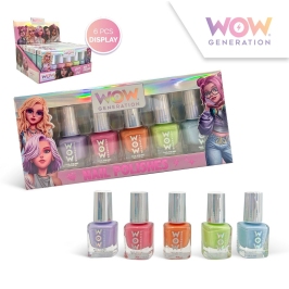 NAIL POLISH PACK OF 5 BOTTLES WOW