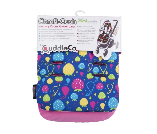 Вкладыш для коляски CuddleCo Comfi Cush Liner Fruitty Tutti