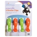 STROLLERBUDDY STROLLER CLIPS - 2 GR/2 OR