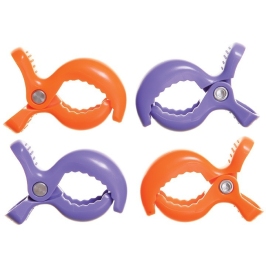 STROLLERBUDDY STROLLER CLIPS - 2 PU/2 OR