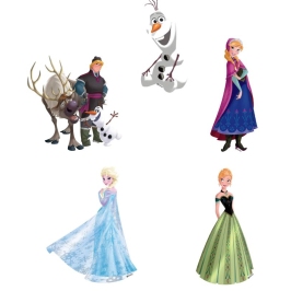 2-LAYERS WALL DECORATION FROZEN GROUP