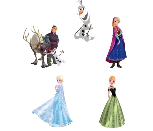 2-LAYERS WALL DECORATION FROZEN GROUP