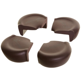 LARGE ROUNDED EDGE CORNER CUSH 4PK BROWN