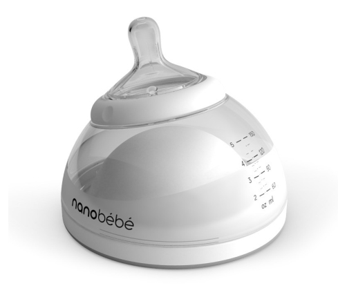 NANOBEBE BREASTMILK BOTTLE GRAY