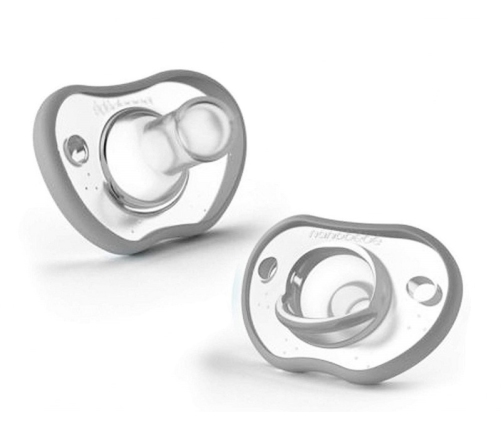 NANOBEBE FLEXY PACIFIER 3M+ GRAY