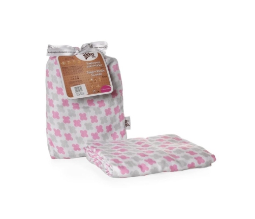 Bambusa muslīna sega 120x120 cm Scandinavian Baby Pink