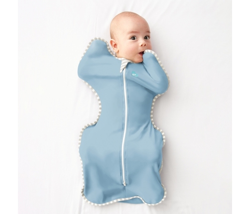 LOVE TO DREAM SWADDLE UP DUSTY BLUE XS