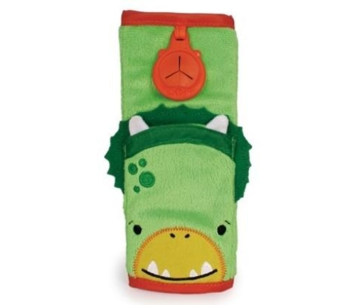 SNOOZIHEDZ SEATBELT PAD DINOSAUR DUDLEY